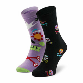 Visoke unisex čarape Dots Socks DTS-SX-486-X Ljubičasta