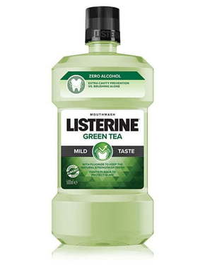 Listerine Green Tea Mild Taste Mouthwash vodice za ispiranje usta 500 ml