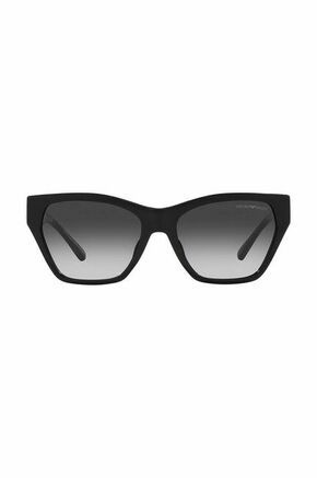 Emporio Armani Sunčane naočale crna / srebro