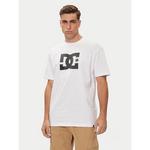 DC Shoes T-shirt Star Hss ADYZT05373 Bijela Relaxed Fit