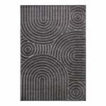 Antracitno sivi tepih 67x120 cm Iconic Wave – Hanse Home