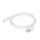 Gembird USB to 8 pin Lightning sync and charging cable, white, 2 m GEM-CC-USB2-AMLM-2MW