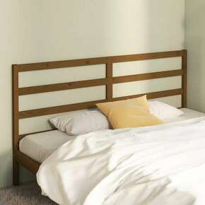 VidaXL Uzglavlje za krevet boja meda 206 x 4 x 100 cm masivna borovina
