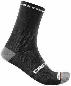 Castelli Rosso Corsa Pro 15 Sock Black S/M Biciklistički čarape