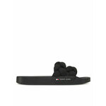 Tommy Jeans Natikače Tjw Braided Slide EN0EN02764 Crna
