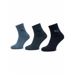 Set od 3 para dječjih visokih čarapa Puma Junior Crew Sock 3P 907958 Denim Blue 06