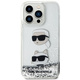 Karl Lagerfeld KLHCN61LDHKCNS Apple iPhone 11/XR hardcase Liquid Glitter silver