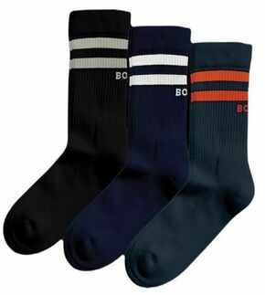Čarape za tenis Björn Borg Core Crew Sock 3-pack - black/blue