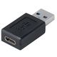 Transmedia USB type C jack to USB 3.0 / 3.1 type A plug TRN-C557-L