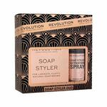 Makeup Revolution London Soap Styler+ Duo darovni set sapun za obrve Soap Styler 5 g + sprej za obrve Soap Styler Brow Activation Spray 50 ml za žene