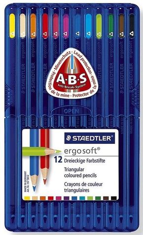 STAEDTLER Boja olovka pribor trokutan Ergo Soft 12 drugačiji boja