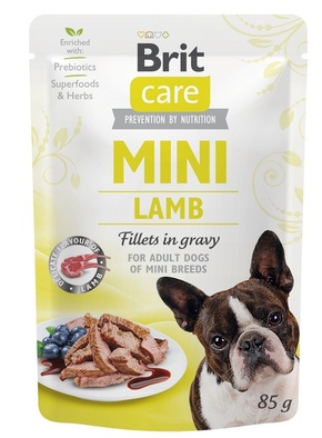 Brit Care Mini Fillets in Gravy - Lamb 24 x 85 g