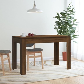 VidaXL Blagovaonski stol boja smeđeg hrasta 120 x 60 x 76 cm drveni