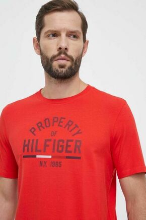 TOMMY HILFIGER Majica mornarsko plava / crvena / bijela