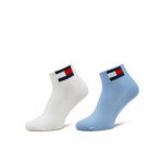 Set od 2 para unisex visokih čarapa Tommy Jeans 701228223 Moderate Blue