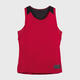 Majica bez rukava za košarku T500 ženska tamnocrvena