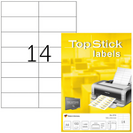 Herma Top Stick 8714 naljepnice, 105 x 42,3 mm, bijele, 100/1