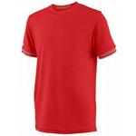 Majica za dječake Wilson Team Solid Crew - wilson red