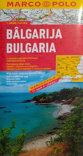 Auto karta BUGARSKA - special
