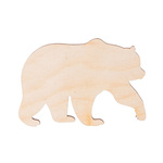 AtmoWood Drveni medvjed 11 x 7 cm
