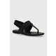 Sandale Calvin Klein Jeans Flat Sandal Toepost Dc YW0YW01344 Black BEH