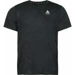 Odlo The Zeroweight Engineered Chill-tec Running T-shirt Shocking Black Melange S Majica za trčanje s kratkim rukavom