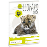 Slatke životinje - Leopard bilježnica bez linija A5