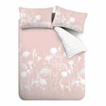Bijela/ružičasta posteljina za krevet za jednu osobu 135x200 cm Meadowsweet – Catherine Lansfield