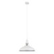 ITALUX MDM-2315/1 M W+SL | Freya-IT Italux visilice svjetiljka 1x E27 bijelo, srebrno