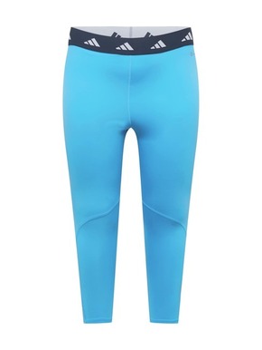 ADIDAS PERFORMANCE Sportske hlače 'Techfit ' noćno plava / azur / bijela