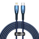 USB-C kabel za Lightning Baseus Glimmer Series, 20W, 2m (plavi)