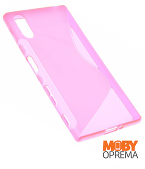 Sony Xperia XZ roza silikonska maska