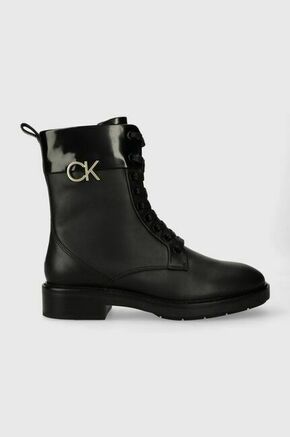 Planinarske cipele Calvin Klein Rubber Sole Combat Boot W/Hw HW0HW01717 Ck Black BEH