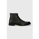 Kožne cipele HUGO Kerr za muškarce, boja: crna, 50503710 - crna. Cipele iz kolekcije HUGO izrađene od prirodne kože. Model s gumenim potplatom koji je izdržljiv i otporan na oštećenja.