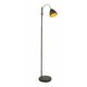 GLOBO 24858S | Archibald Globo podna svjetiljka sa prekidačem na kablu s podešavanjem visine 1x E14 krom, antracit, bijelo