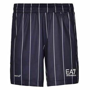 Muške kratke hlače EA7 Man Jersey Shorts - blue/white