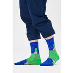 Čarape Happy Socks za muškarce - plava. Čarape iz kolekcije Happy Socks. Model izrađen od s uzorkom materijala.