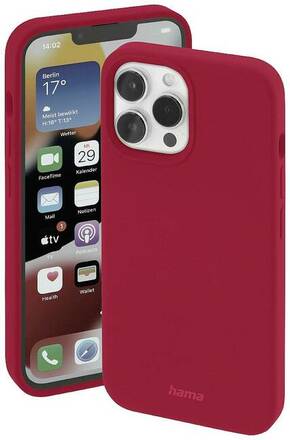 Hama MagCase Finest Feel PRO etui Apple iPhone 14 Pro Max crvena