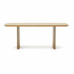 Blagovaonski stol u dekoru hrasta u prirodnoj boji 100x200 cm Litto – Kave Home