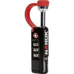 NANUK 900-TSA LOCK NANUK lokot TSA crna/crvena zaključavanje s kombinacijom brojeva