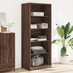 vidaXL Ormar boja smeđeg hrasta 80x50x200 cm konstruirano drvo