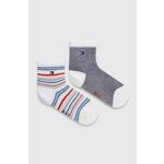 Dječje čarape Tommy Hilfiger 2-pack boja: siva