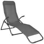 Metalna ležaljka VIGO SIVA 190x60,5x95,5 cm