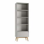 Siva dječja biblioteka 65x42,5 cm Swing – Pinio