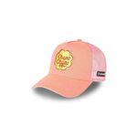 Kapa sa šiltom Capslab CHUPA CHUPS boja: ružičasta, s aplikacijom - roza. Kapa sa šiltom u stilu baseball iz kolekcije Capslab. Model izrađen od tkanine s aplikacijom.