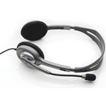 Logitech H111 slušalice, 3.5 mm, crna/siva/srebrna, 100dB/mW/103dB/mW/58dB/mW, mikrofon