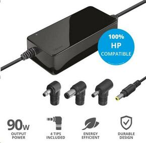 TRUST 90W Laptop charger for HP crno
