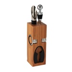 AtmoWood Vinski set u drvenom stalku