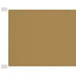 vidaXL Okomita tenda bež 140 x 1000 cm od tkanine Oxford