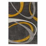 Oker žuti/sivi tepih 160x230 cm Elude Orb – Flair Rugs